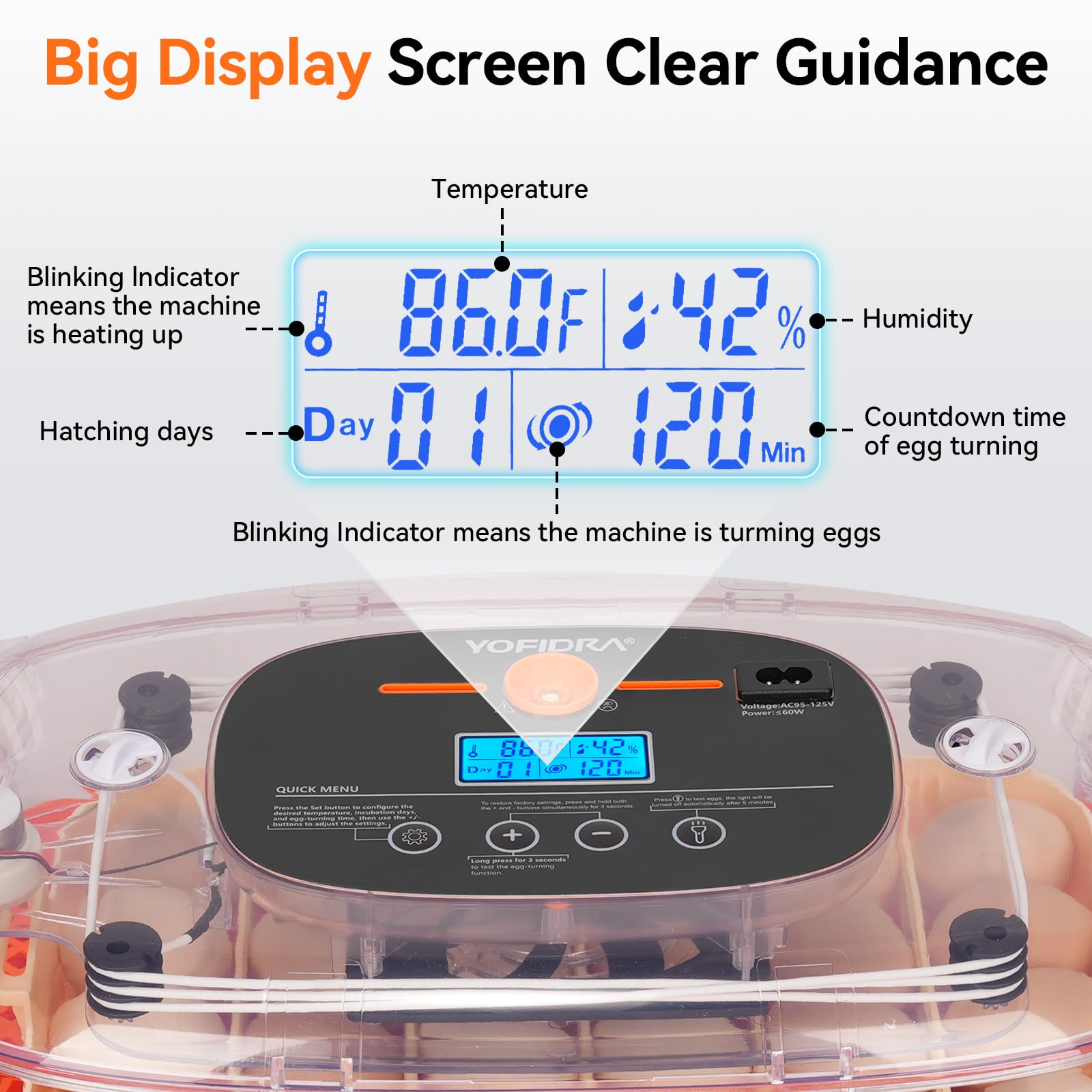 Yofidra lid-transparent PC cover enables quick checks