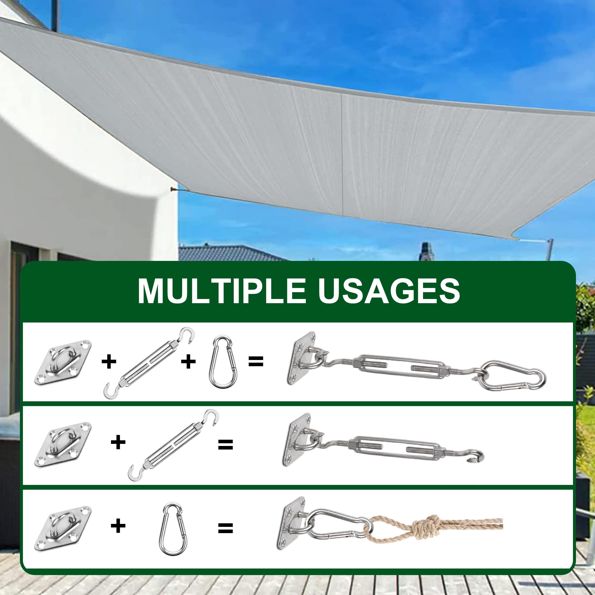 YOFIT expansion anchors designed for masonry patio mounting.