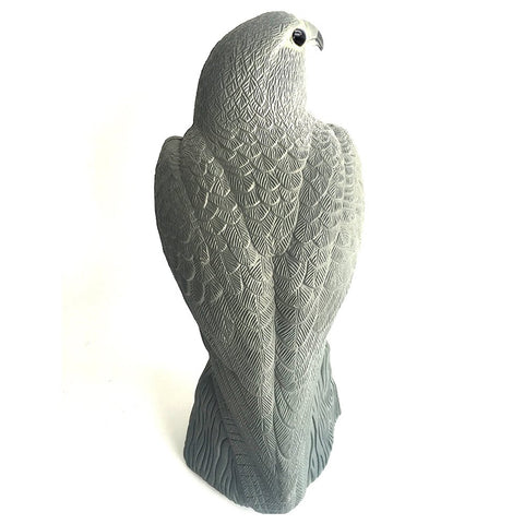 YOFIT Horned Hawk Decoy with weighted base keeps it stable.