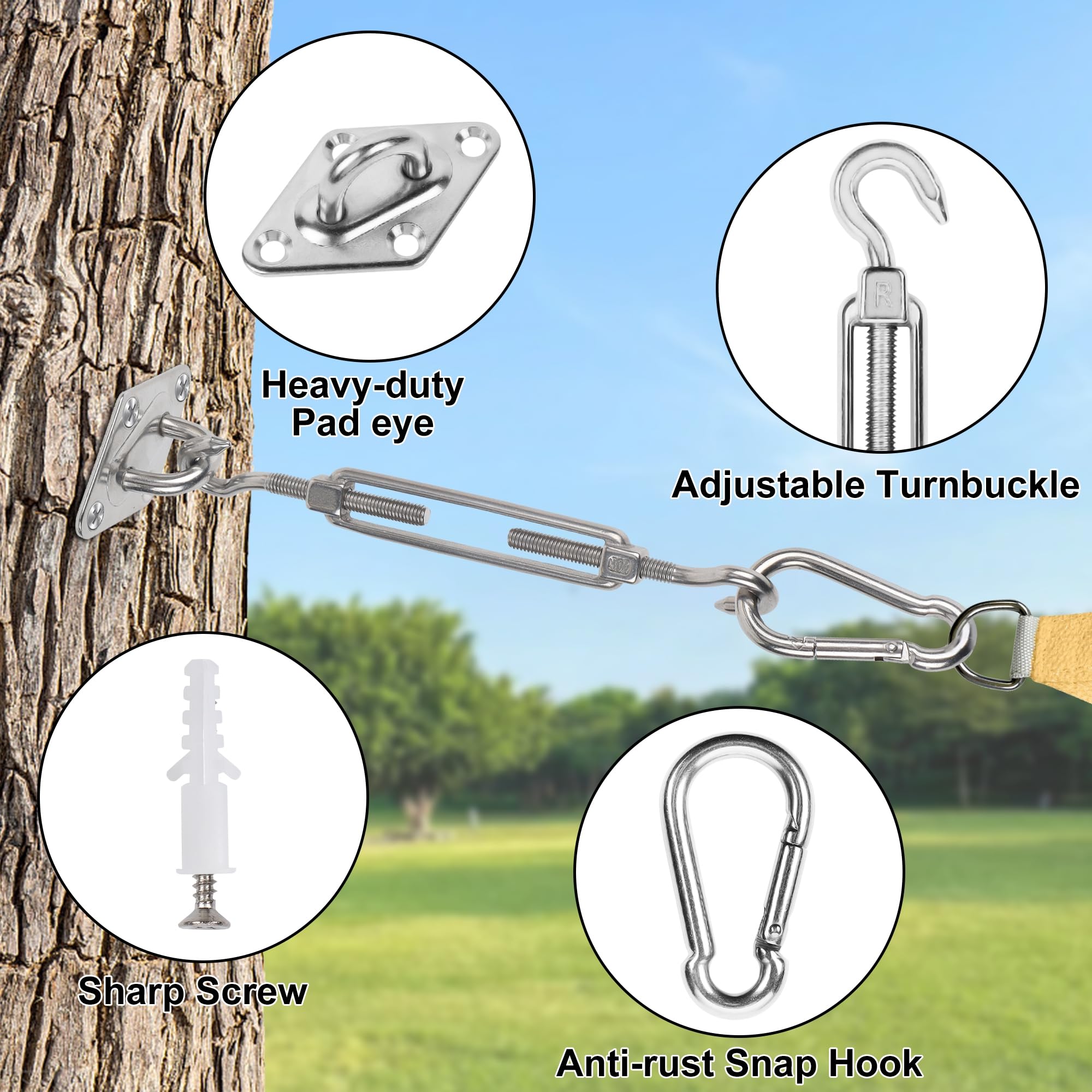YOFIT patio canopy installation setup guides quick, secure shade mounting.