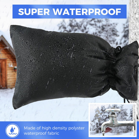 YOGINGO insulated cotton interior keeps the faucet sheltered from cold