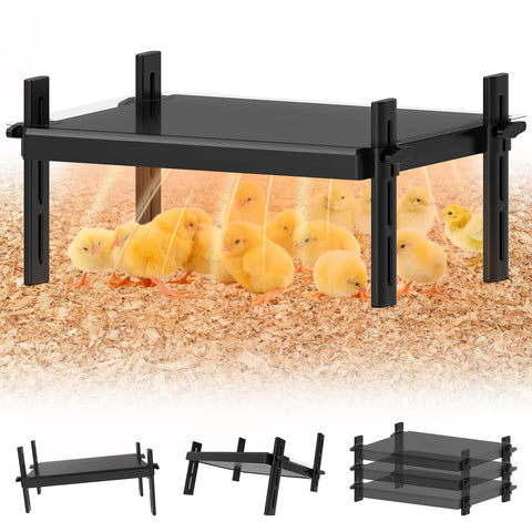 Yoheadi large brooder plate showing wide heating area for 20 chicks