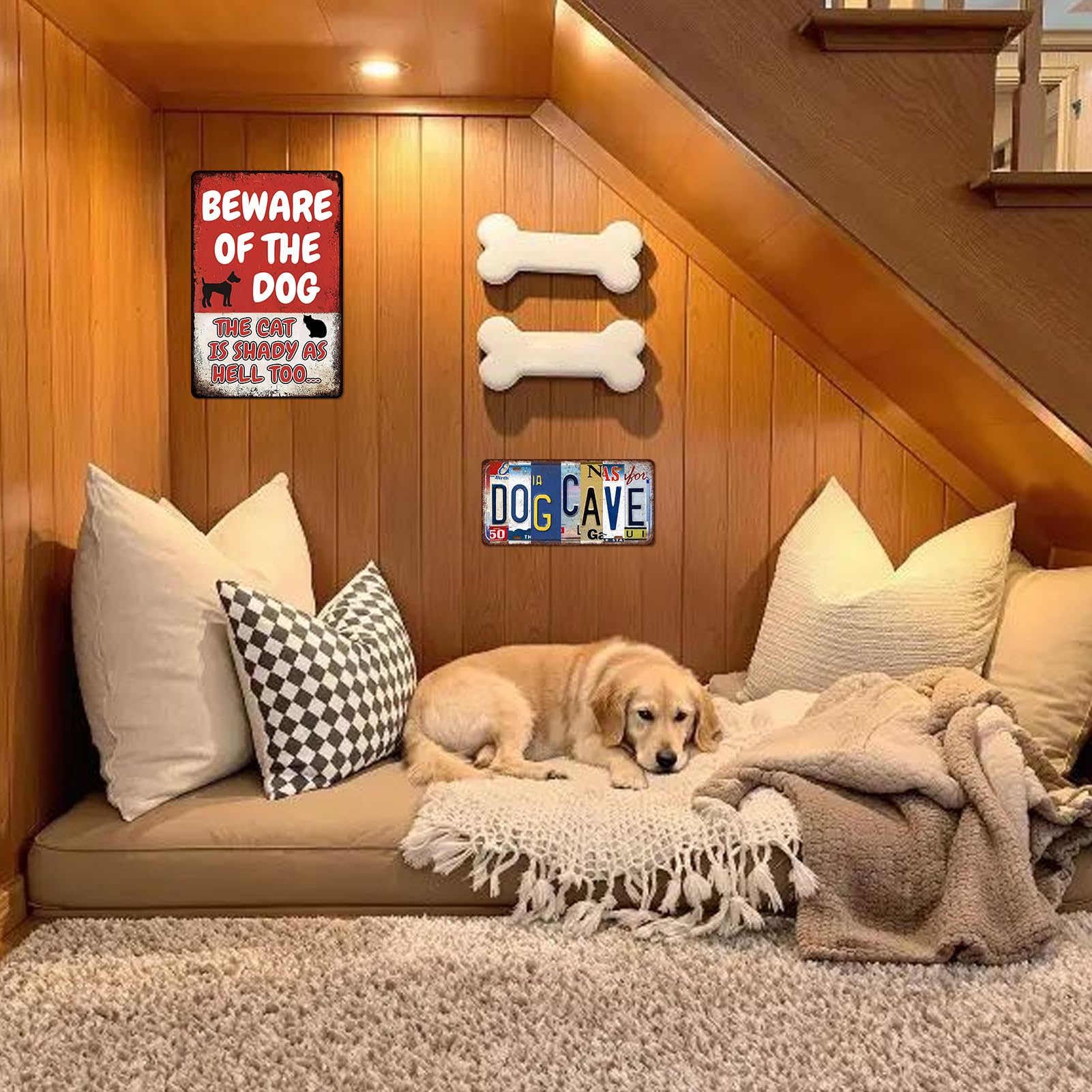 YOHIYE compact 8x12 sign fits shelves, fences, and entryways.