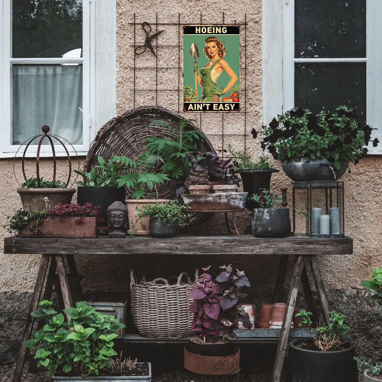 YOHIYE outdoor durable waterproof sign suitable for patio and garden