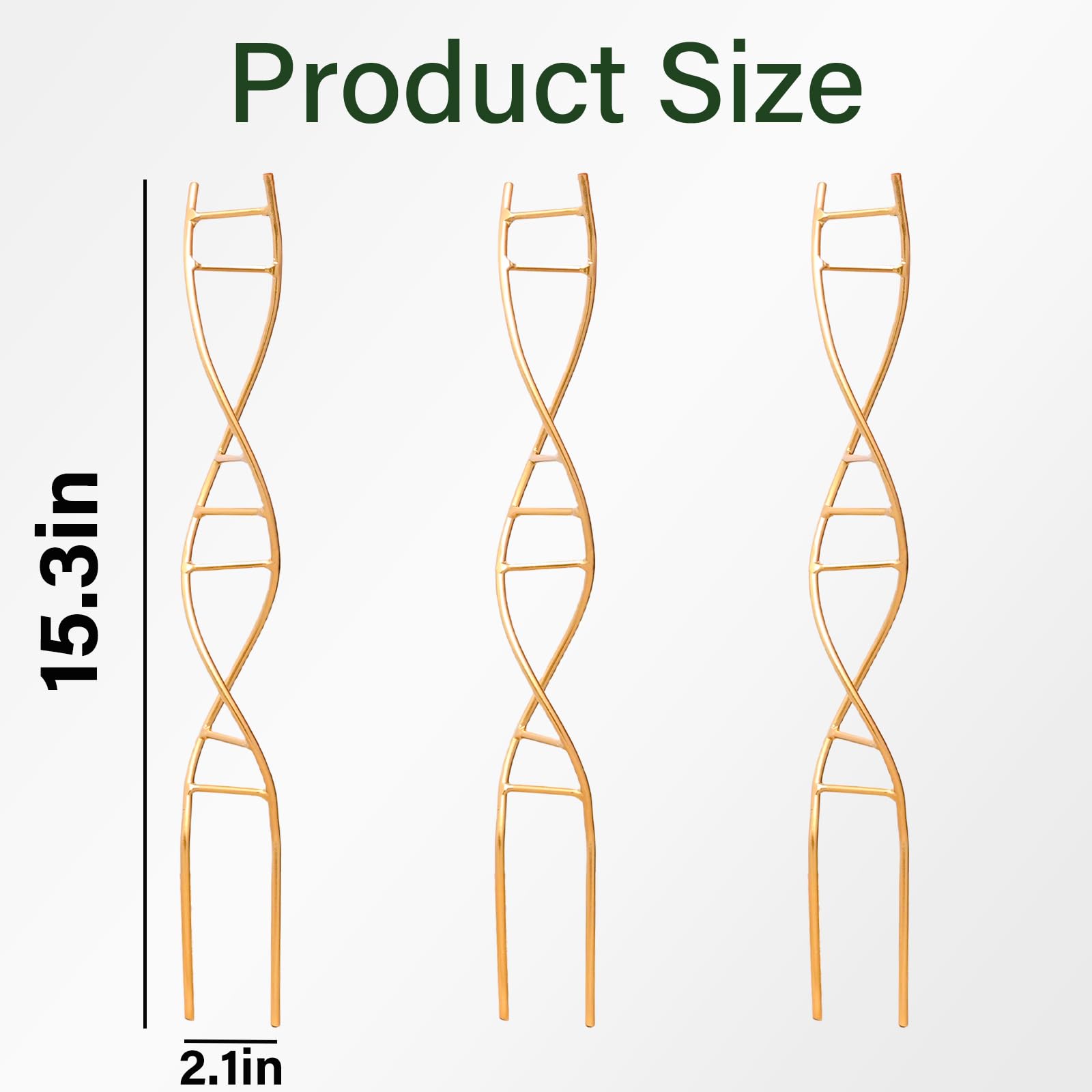 Yohsnor DNA Plant Trellis for potted plants keeps vines tidy and thriving indoors.