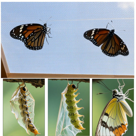Yohsnor instruction manual guides at-home butterfly rearing step by step