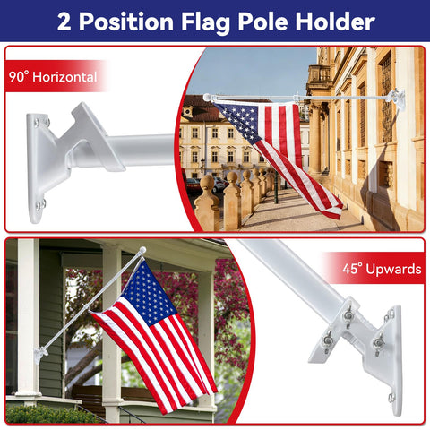YOHSUGO outdoor flag kit supports home or business displays.