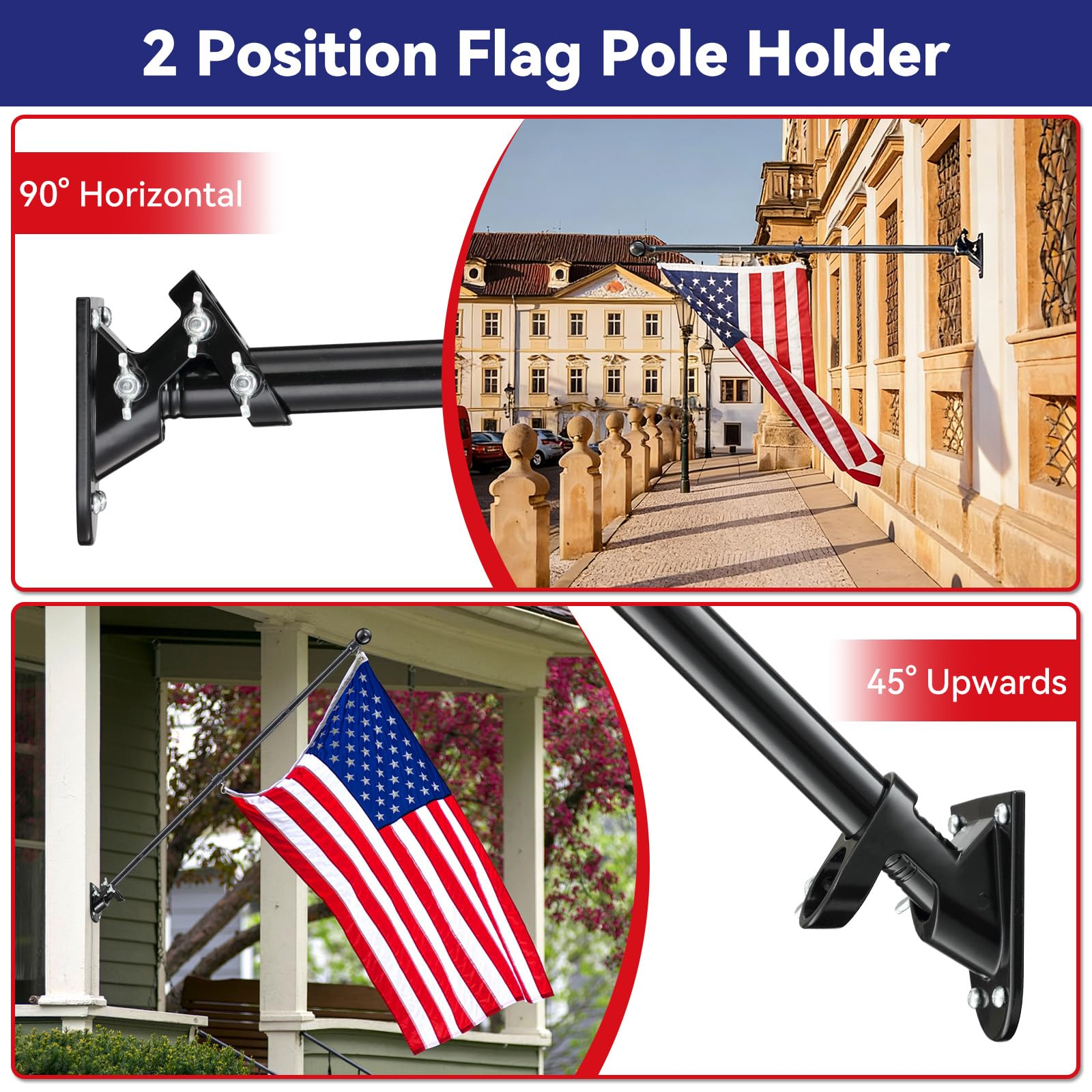 YOHSUGO powder-coated pole resists weathering for outdoor longevity