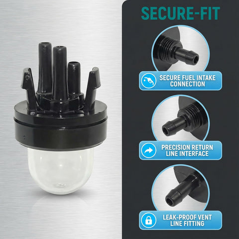 YOIASUGH primer bulb 2-pack side view highlighting rugged construction for outdoor engines.
