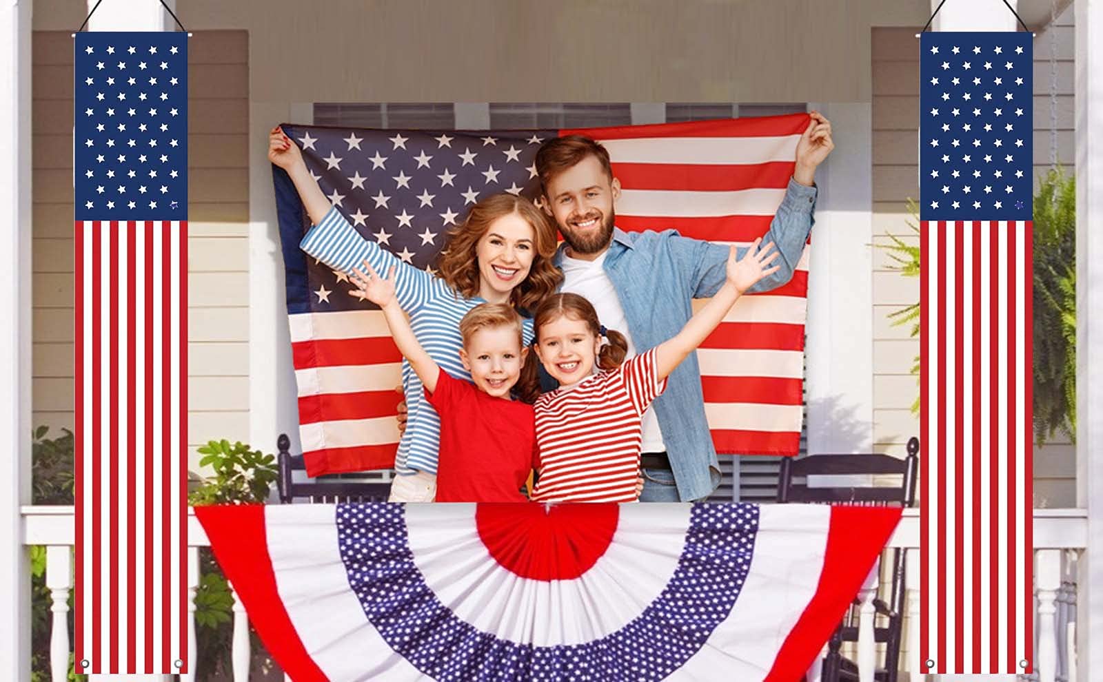 YOYNIIRE waterproof polyester flag banner withstands weather