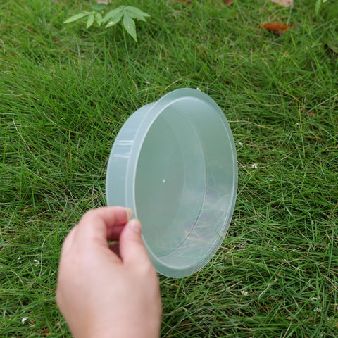 Yojanner bird bath water bowls provide a simple garden oasis