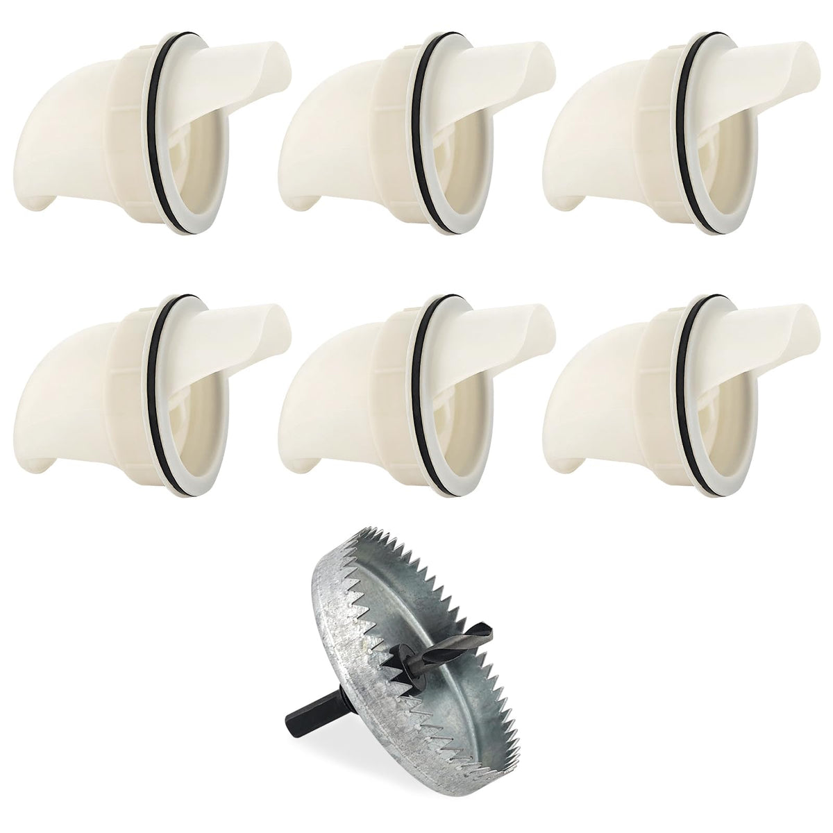 YOLCAR chicken feeder port with 3-15-inch diameter for easy access and minimal waste.