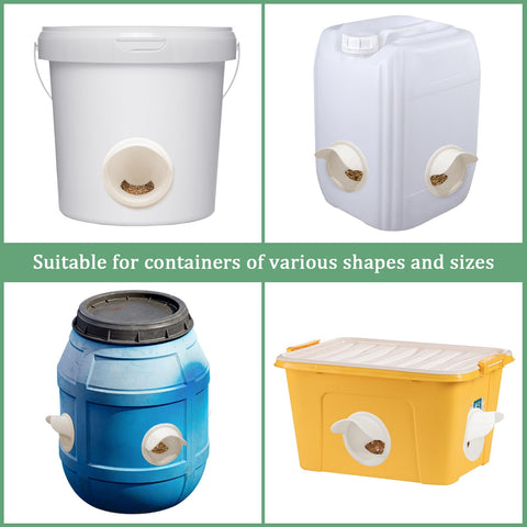 YOLCAR six-port design supports multiple poultry with separate feeding.