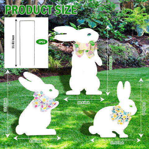 YoleShy PVC Easter signs endure outdoors, keeping color through spring rain