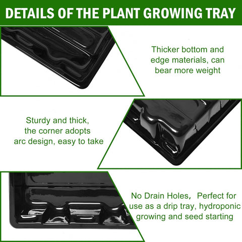 YoleShy reusable seed trays with lids, designed for long-term indoor propagation.