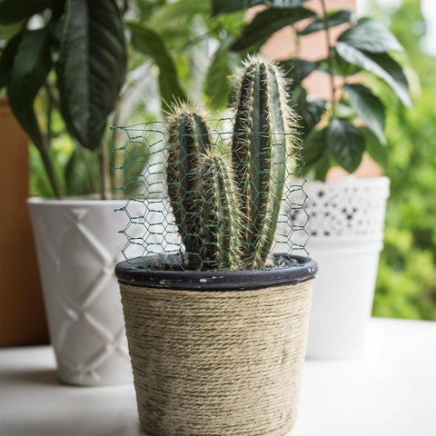 Yolev chicken wire ideal for garden, balcony, or greenhouse setups.