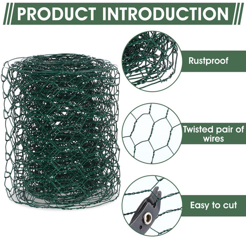 Yolev flower cage netting keeps stems arranged and supported.