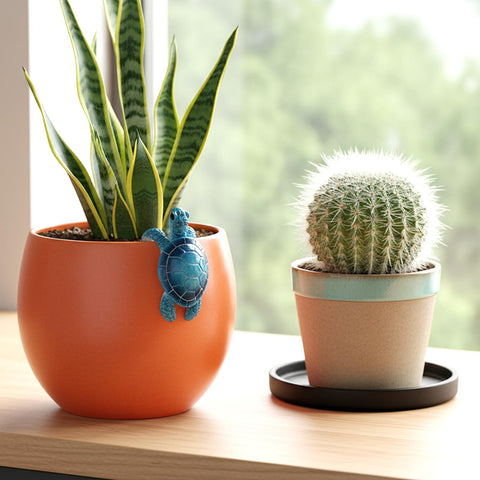 Yolev garden turtle pot decoration brightens balconies and patios with playful style.