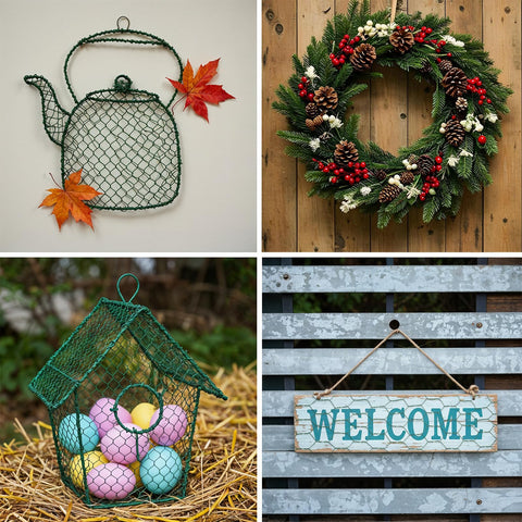Yolev green wire netting for crafts boosts DIY flower decorations.