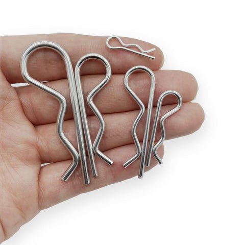 Yoliko 38 Pcs Hitch Pin Clip Kit offers strong elastic hairpin design for secure locking and reuse.
