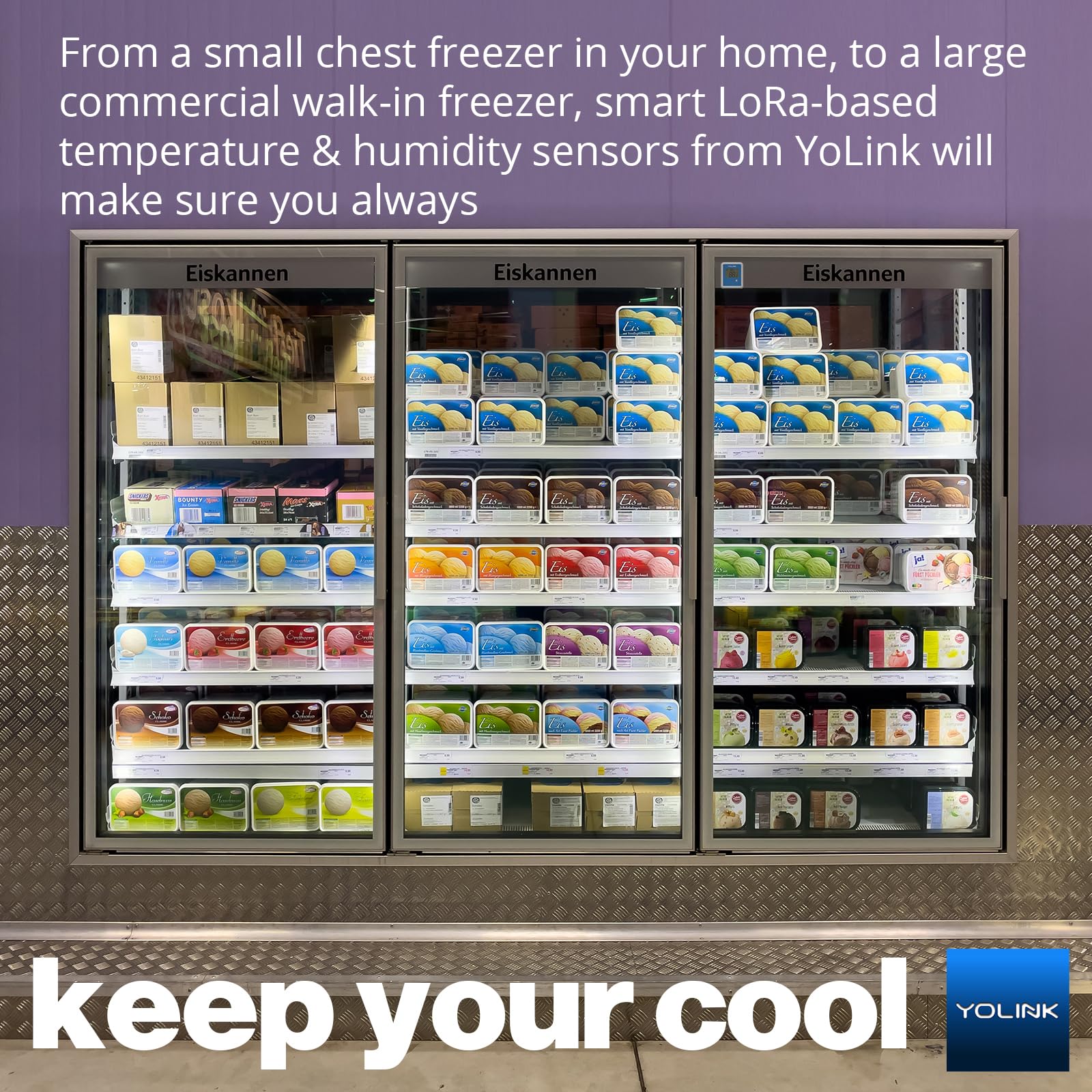 YoLink X3 wide operating range from -22 to 158 °F for diverse environments.