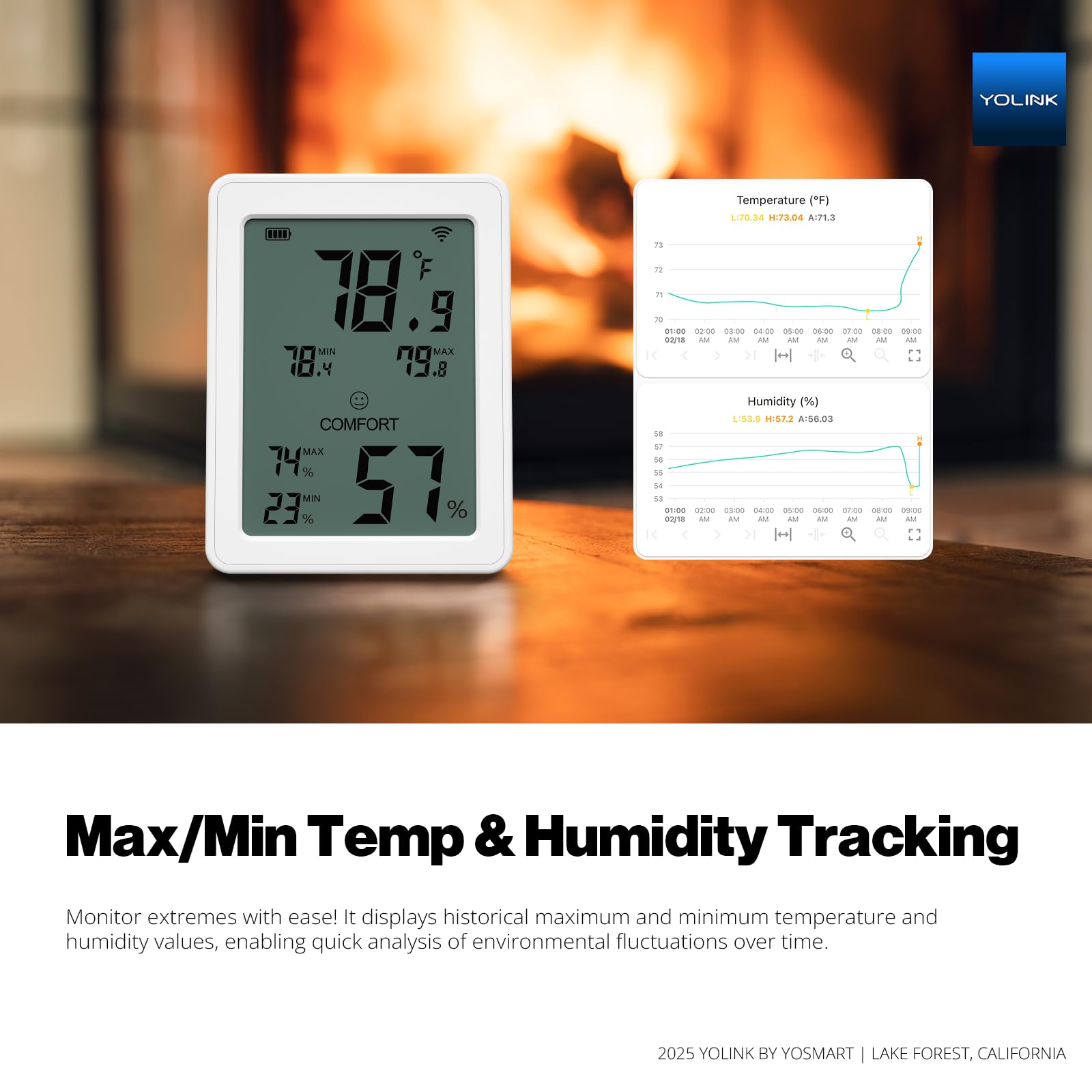YoLink YS8023 uses Sensirion sensors for precise indoor readings