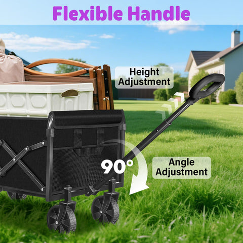 Lightweight 11-lb wagon enables effortless lifting and carrying