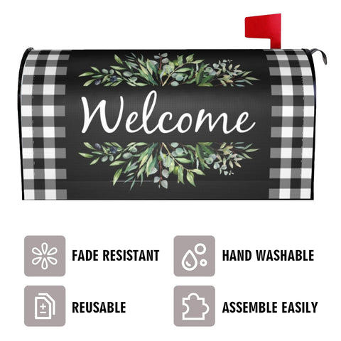 Yomane plaid leaves design closeup highlighting decorative outdoor detail