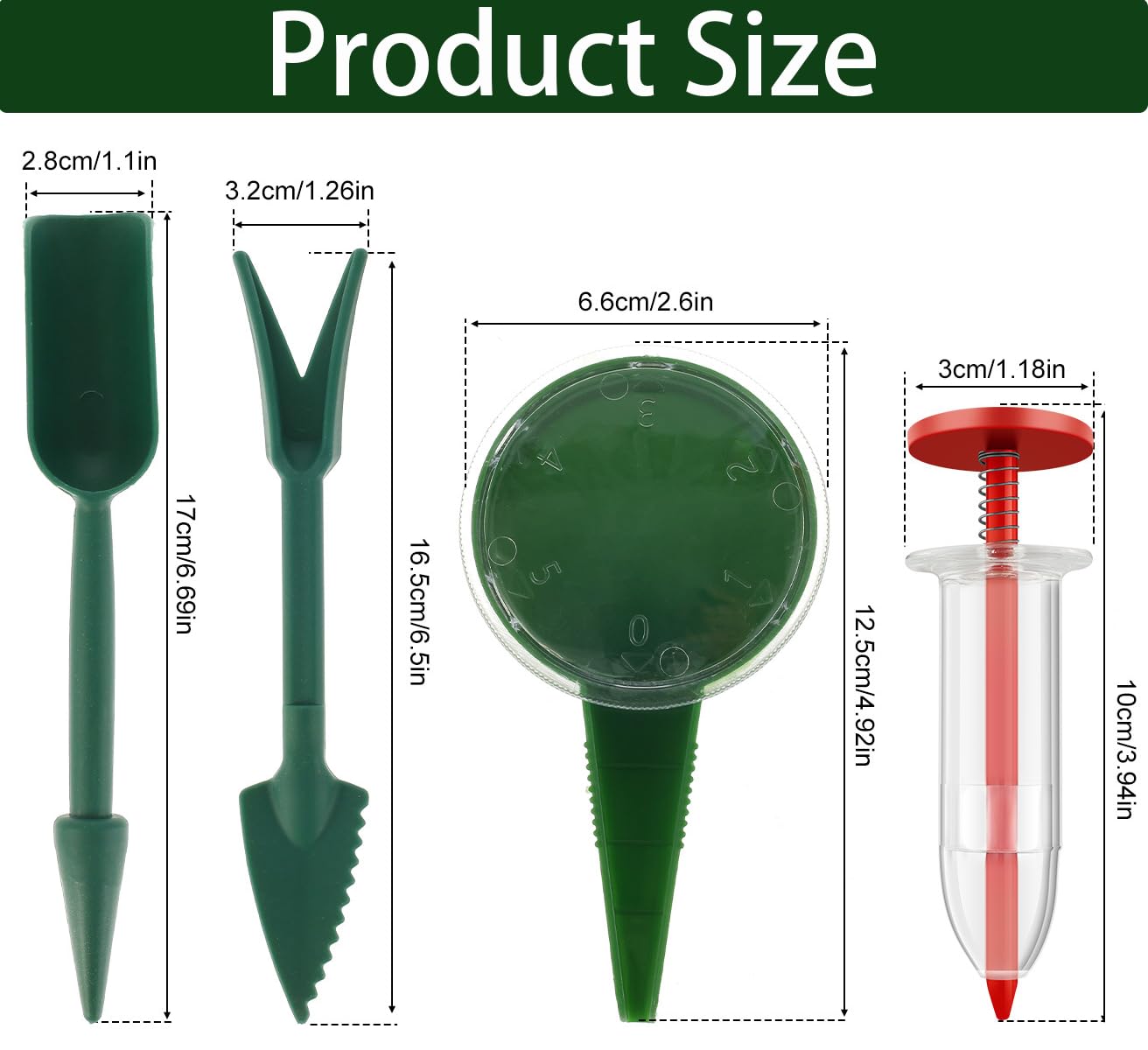 Yomitek compact seed spreader with ergonomic grip for comfortable long planting sessions.