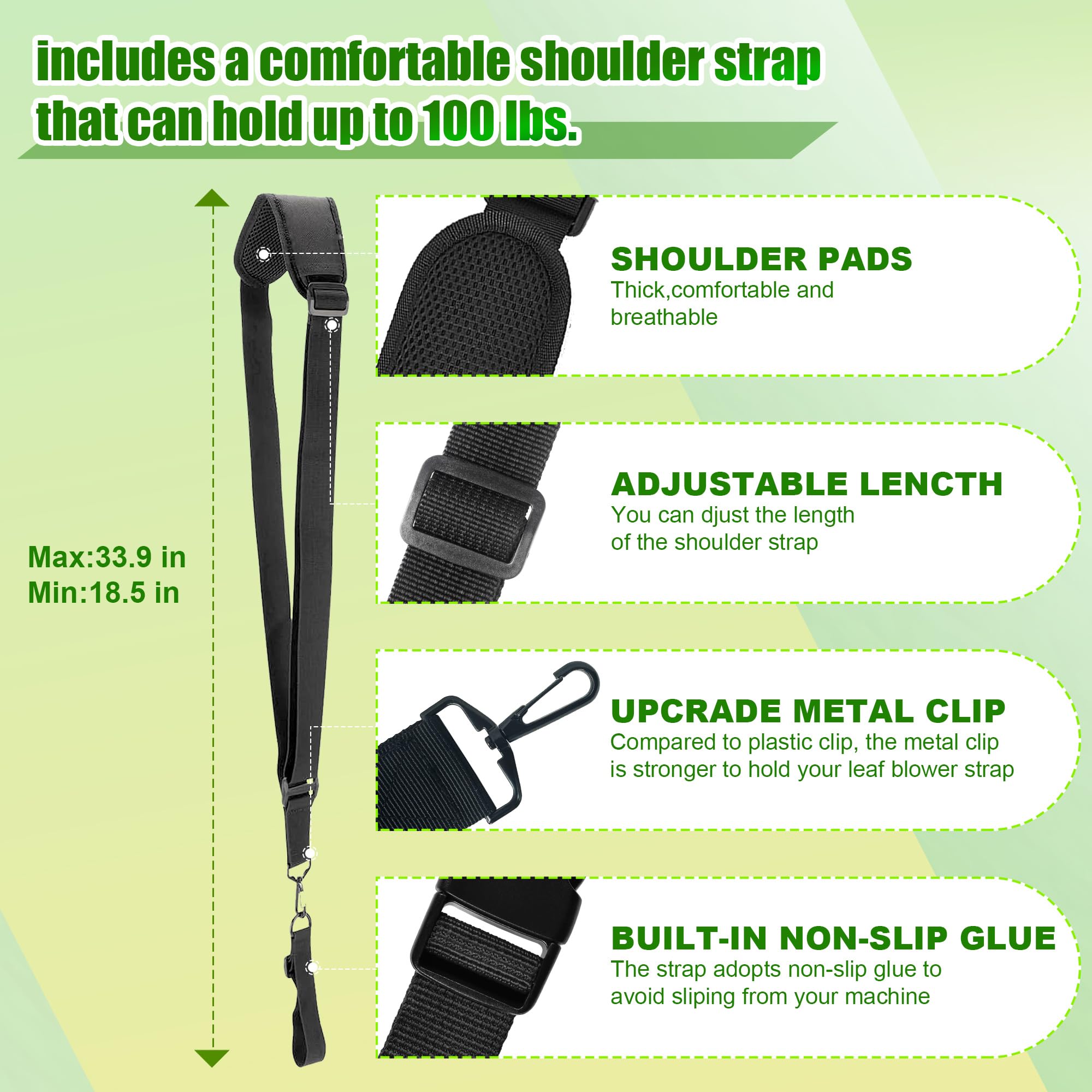Yomoho compatible with most trimmers for commercial and residential use.