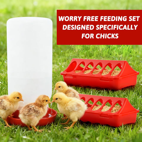 Yonderfume waterer remains steady and leak-free in the brooder.