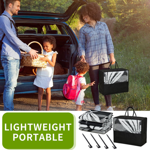 YONILE outdoor rug easy clean surface for quick cleanup after outdoor use