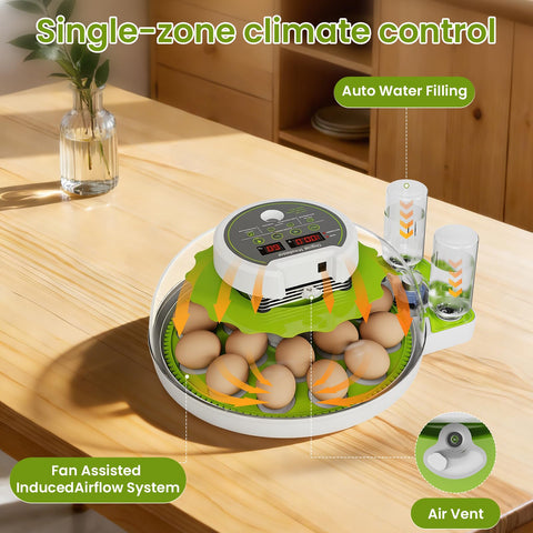 Yonooq digital temperature-humidity display simplifies environmental tracking and adjustments.