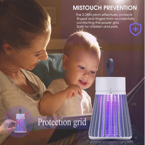 YOOYHHOME mosquito zapper USB-charging for cord-free use