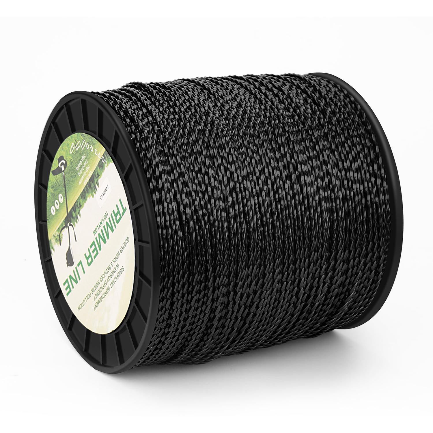 Yooank Black Diamond trimmer line .095 for tough grass trimming