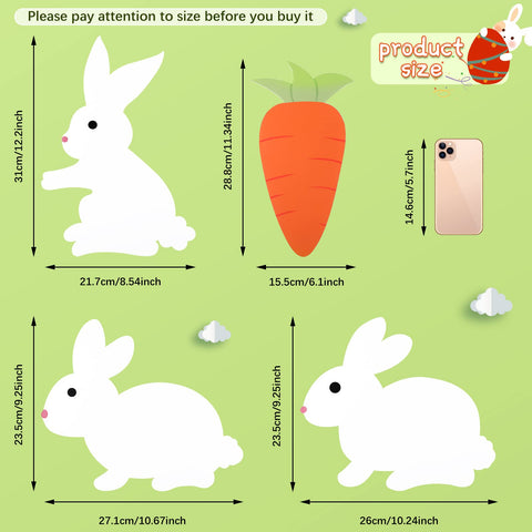 Yookeer weatherproof plastic sign resists rain and sun for long-lasting Easter decor