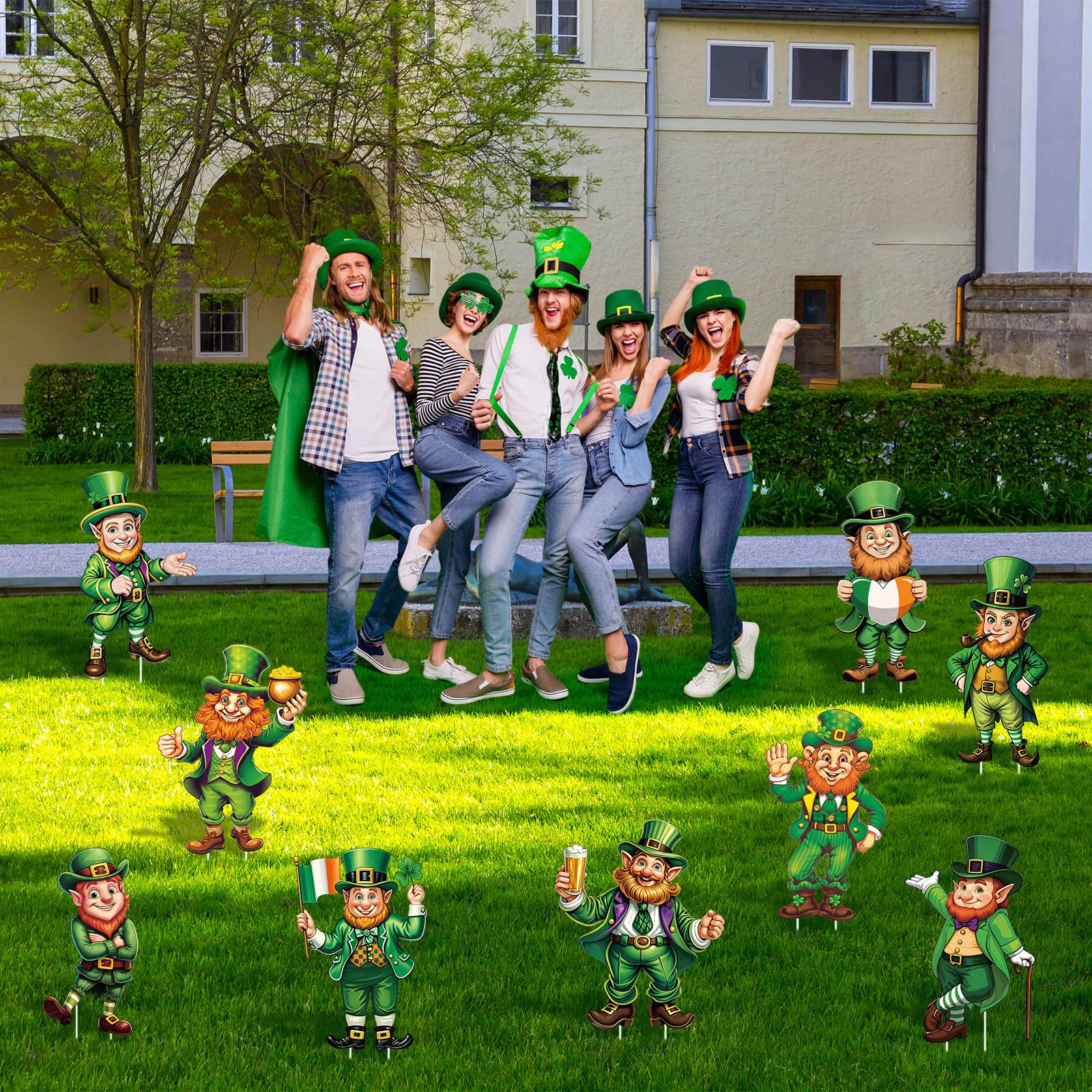 Yookeer Irish dancer yard sign adds whimsy to patios