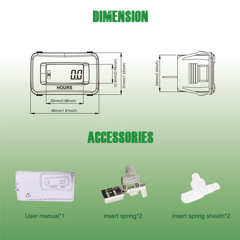 YOOREAL CR2050 battery retains date when power is off