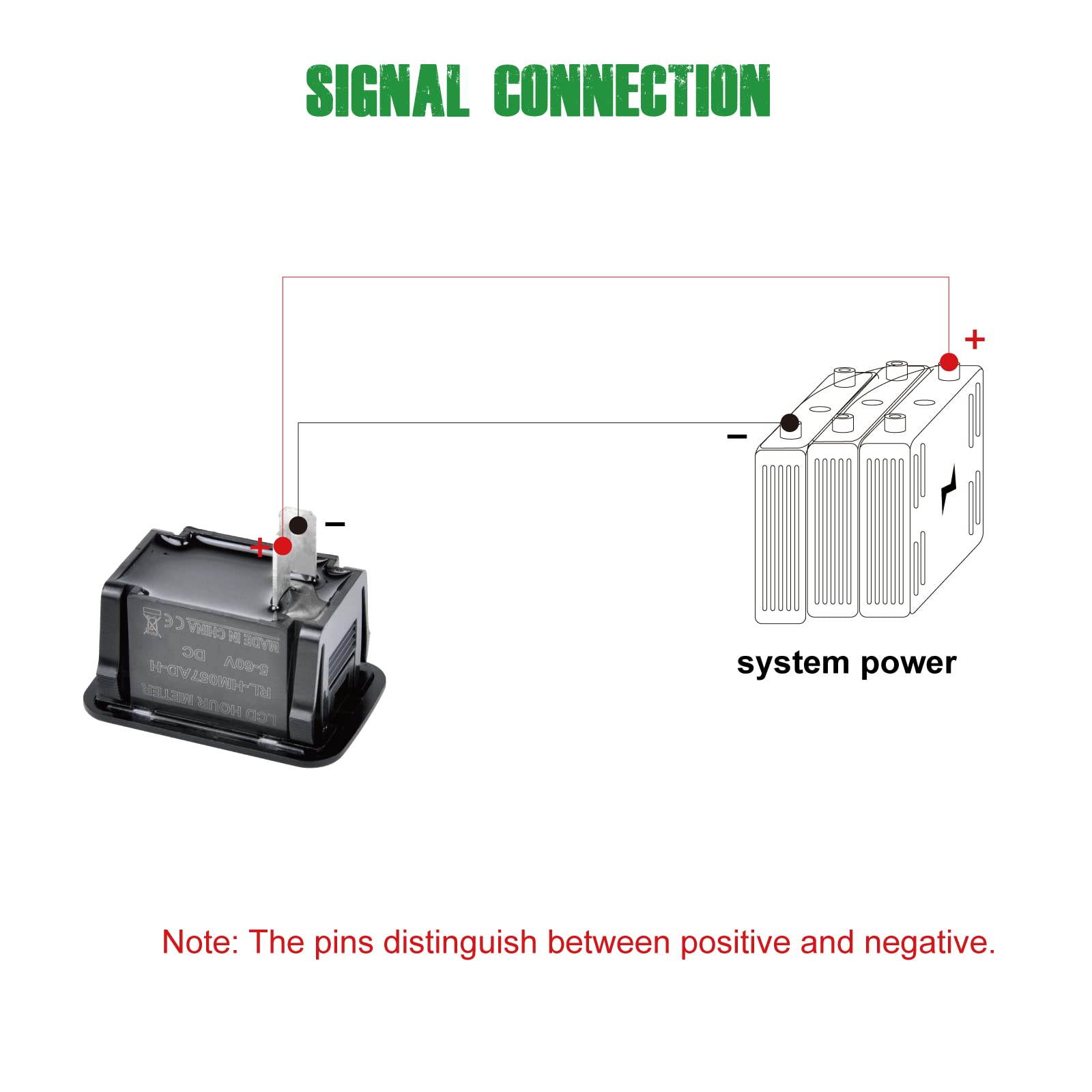 YOOREAL hour meter IP68 sealed unit resists water and shocks during work.