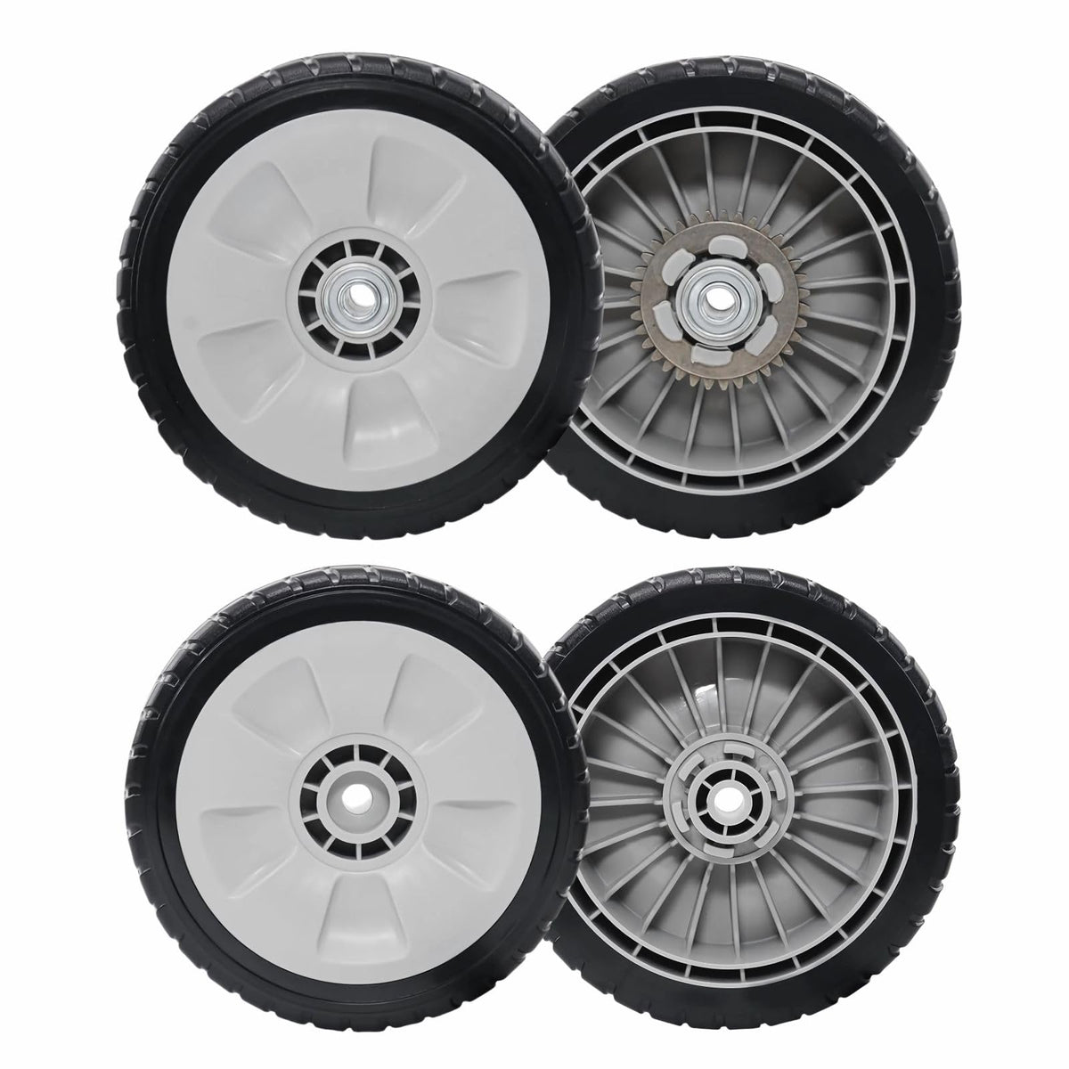 Yooumine front wheel replacement for 44710-VL0-L02ZB enhances mower drive performance.