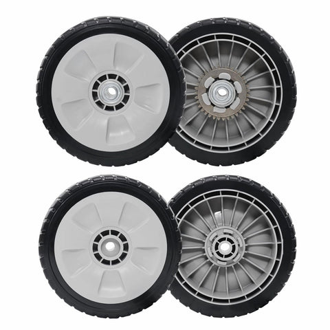 Yooumine front wheel replacement for 44710-VL0-L02ZB enhances mower drive performance.