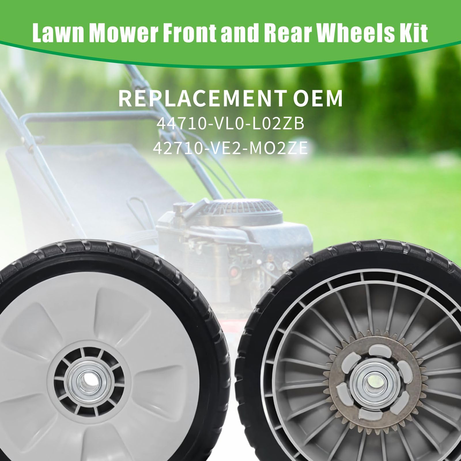 Yooumine rear wheel with metal gear detail delivers solid traction.