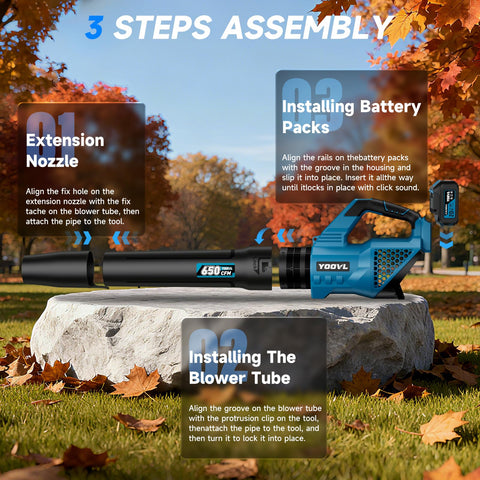 YOOVL compact lightweight design supports easy one-handed operation