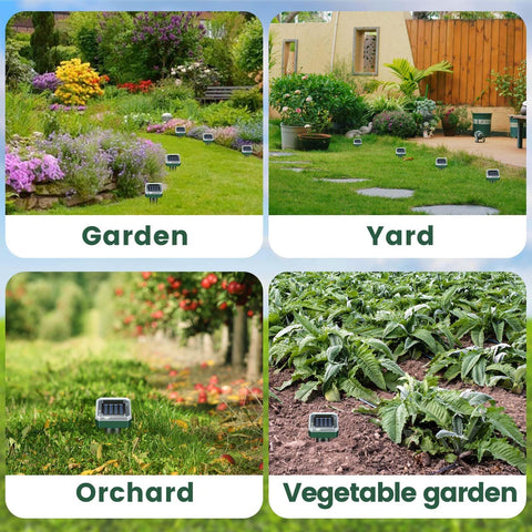 Yooyhhome pest deterrent protects garden vegetables, flowers, and seedlings