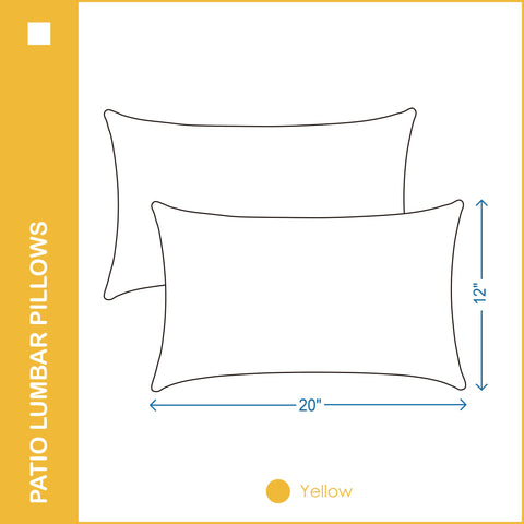 YOOZEKU waterproof-yellow-pillow resists stains for easy outdoor use.