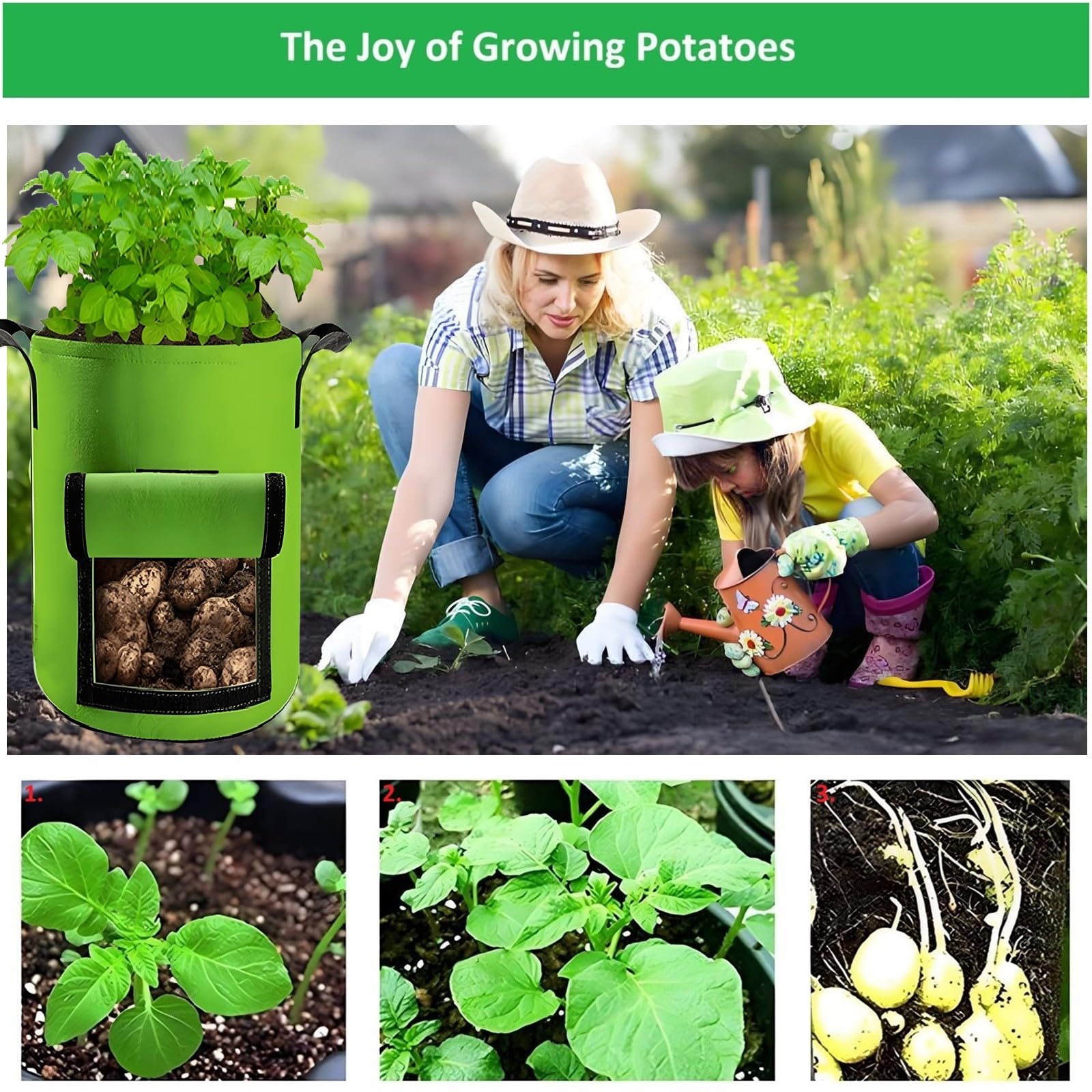 YOQXHY access flap allows quick picking without disturbing soil.
