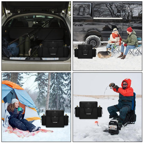 Yorkenbe portable heater bag ideal for camping, RV trips, and outdoor adventures.
