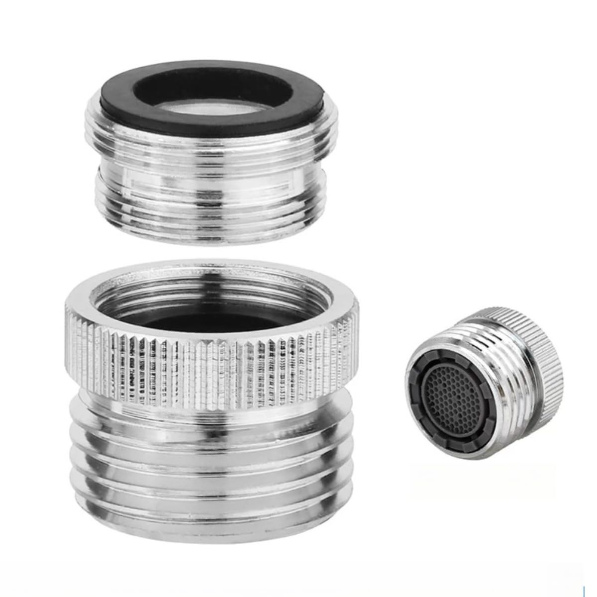 Yorkplace faucet adapter aerator chrome for easy garden hose connection