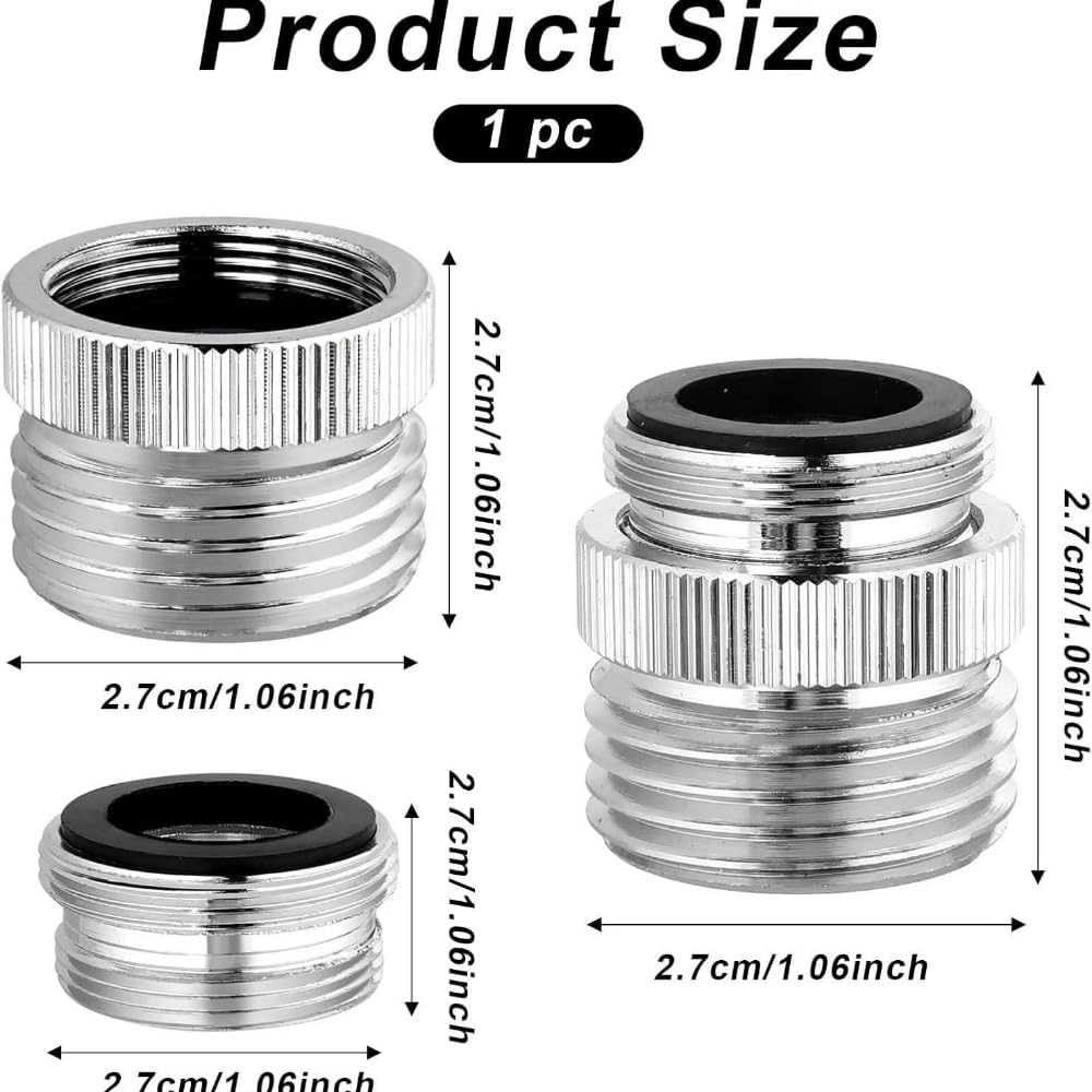 Yorkplace faucet adapter garden hose connection provides rust resistant performance