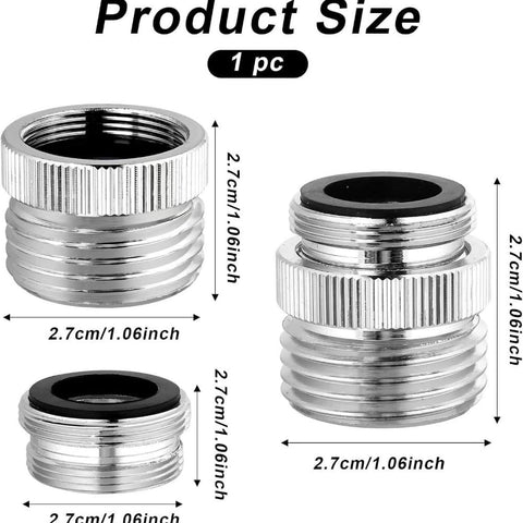 Yorkplace faucet adapter garden hose connection provides rust resistant performance